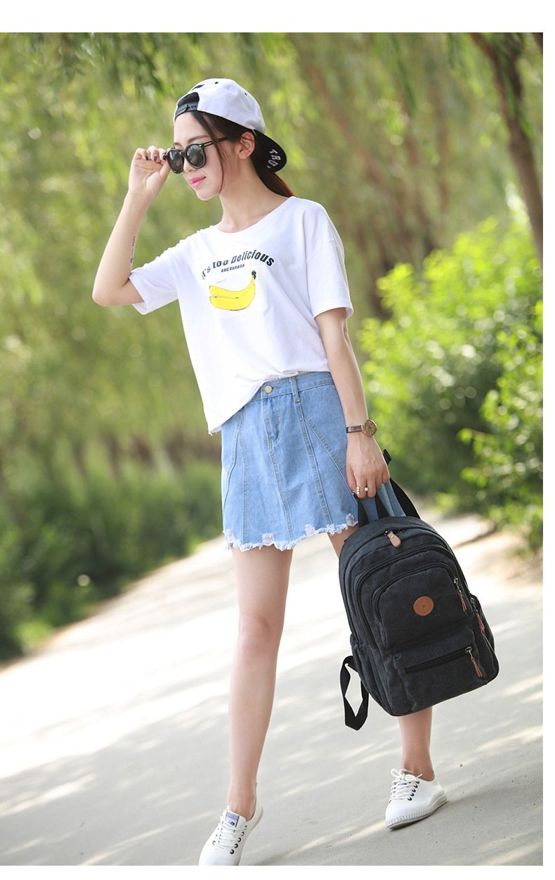 Casual Canvas Backpack - Image 2