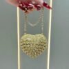 Mini Purse Light Luxury Bag - Gold Smiley